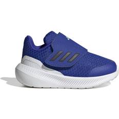 Blau Laufschuhe Adidas Kid's Runfalcon 3.0 Hook & Loop Shoes - Lucid Fuchsia/Blue Dawn/Core Black