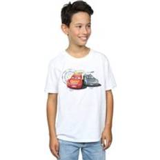 Bilar Barnkläder Disney Cars Lightning Vs Storm T-Shirt White 5-6 Years