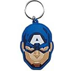 Captain America Rubber Keychain - N/A One