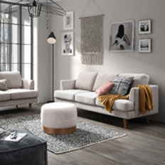Sofas on sale Furniturebox Fleur Room Fabric Sofa