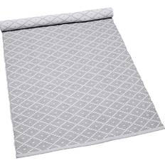 Recycled by Wille Ella Ribbed Rug 70 x 250 cm White, Grey