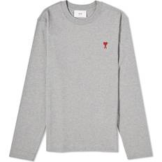 Ami Paris Överdelar Ami Paris de Caur long sleeve t-shirt heather_grey