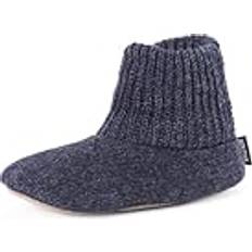 Muk Luks Herren Morty Ragg Wolle Hausschuh, Navy