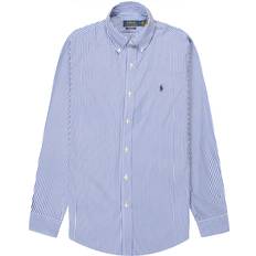 Polo Shirts Polo Ralph Lauren Custom Fit Striped Stretch Shirt Blue/White