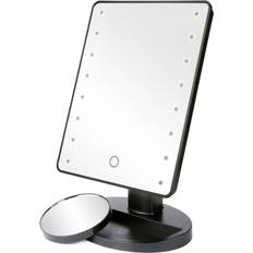 H&S H&S Makeup Mirror with Light/LED Light Up Mirror/Vanity Mirror with Lights 10X Magnifying Round Make Up Mirror LED Lighted Illuminated Cosmetic Mirr