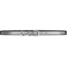 Femme - Gris Ceintures Givenchy Voyou Belt In Laminated Leather - Grey - Women