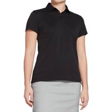 Women Polo Shirts Walter Hagen Walter Hagen Women's Core Pique Golf Polo, Medium, Black