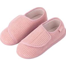 Fur Slippers LongBay Women Furry Memory Foam Diabetic Slippers Comfy Cozy Arthritis Edema House Shoes