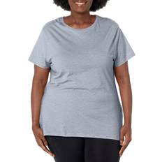 Just My Size Plus-Size Short Sleeve Crew Neck Tee - Light Steel