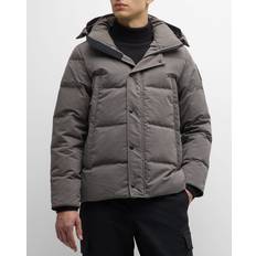 Canada goose wyndham parka Canada Goose Wyndham Parka Crinkle Cotton - Coastal Grey