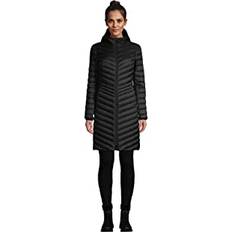 Lands' End Coats Lands' End Womens UL Packable Down Coat Black Plus 2x