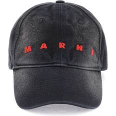 Denim - Unisex Clothing Marni Denim Baseball Cap With Logo Embroidery Grey