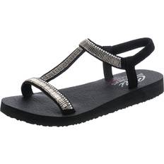 Skechers Sandali Skechers Cali Meditation Bead Please Black Sandals