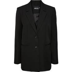 Dame - Sort Blazere Pieces Neva Blazer - Black