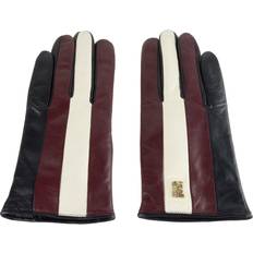 Dam - Röda Handskar Cavalli Class Lambskin Leather Gloves - Black/Red