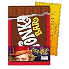 Willy Wonka A5 Notebook Squared