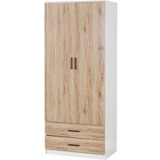 URBN Living White Carcass Drawers Tall 2 +2 Wardrobe