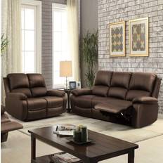 Comfy Living Brown, 3+2 Set Luxury Choice colours- 3 Sofa