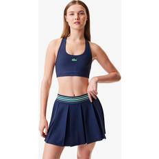 Lacoste Women Underwear Lacoste Women's x Bandier Ribbed Sports Bra Blue