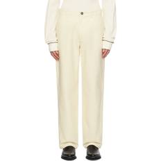 Wood Wood Off-White Willy Trousers OFF-WHITE WAIST