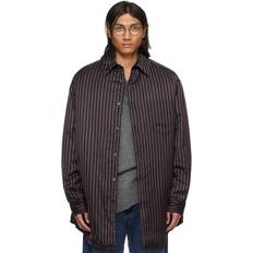 Maison Margiela Navy Padded Shirt 001F Dark Navy Strip IT
