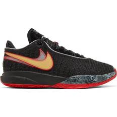 Nike LeBron XX Trinity GS - Black/Black/University Red/University Gold/Light Smoke Grey