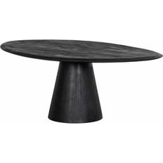 BePureHome Solid Wood Pedestal Black 47cm H x 120cm L x 80cm W Coffee Table