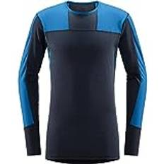 Haglöfs Men Jumpers Haglöfs Natural Blend Tech Crew Neck Men - Blue