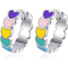 Children Earrings Maidou 925 Sterling Silver Hoop Earrings For Girls Kids Hypoallergenic Jewelry