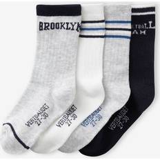 Grey Socks Vertbaudet Pack of 5 Pairs of Sports Socks for Boys - Grey