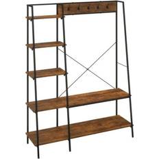 Homcom Coat Stand Brown Portascarpe 117x169cm