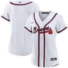 Major League Baseball Game Jerseys Nike Atlanta Braves Official Replica Home Jersey Womens