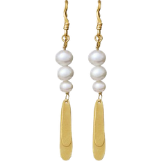 Maanesten Smilla Earrings - Gold/Pearl