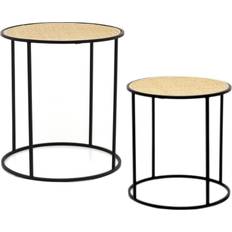 Carousel Home Set Of 2 Top Nesting Side Nest Small Table