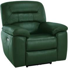 Green - Reclining Chairs Armchairs Oak Furnitureland Green Leather Sofas Armchair