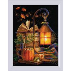 Riolis Counted Cross Stitch Kit 7"X9.5"-Cozy Autumn R2146