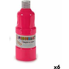 Rosa Akvarellfärger Pincello Gouache Rosa 400 ml 6 antal