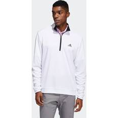 Golf - White Jumpers adidas Quarter-Zip Golf Pullover White XS,S,M,L,XL,2XL