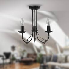Marlow Home Co Kenda 3 38cm Ceiling Flush Light