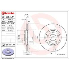 Frenate a Attrito Brembo 09.C654.11 6 Station Wagon CX-5 6 Sedan