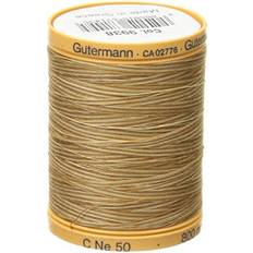 Yarn & Needlework Supplies Gutermann Coffee Cream Cotton Variety Thread, Brown, 800m