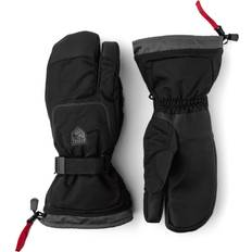 Men - Polyamide Mittens Hestra Gauntlet Sr. 3-Finger - Black