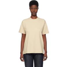 T-shirts Toteme Beige Straight T-Shirt