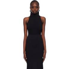 Alaïa Mock Neck Bodysuit - Noir