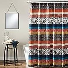Orange Shower Curtains Lush Decor Bohemian 72 X 1 Shower Curtain Fabric