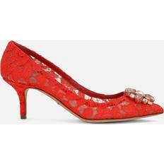 Dolce & Gabbana Heels & Pumps Dolce & Gabbana Pump in Taormina lace with crystals