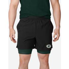 Pants & Shorts Foco Green Bay Packers Black Team Color Lining Shorts