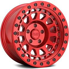 Black Rhino Rhino PRIMM 17" Inch 5x127 4 Wheels Rims 17x9-18mm Red