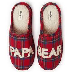 Dearfoams Herr Papa Bear Toffel Tartan Rutig - Medium