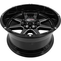 Rugged TUFF Rugged TUFF RT800 Wheels Rims Gloss Black Milled 5x127 5x5 Grand